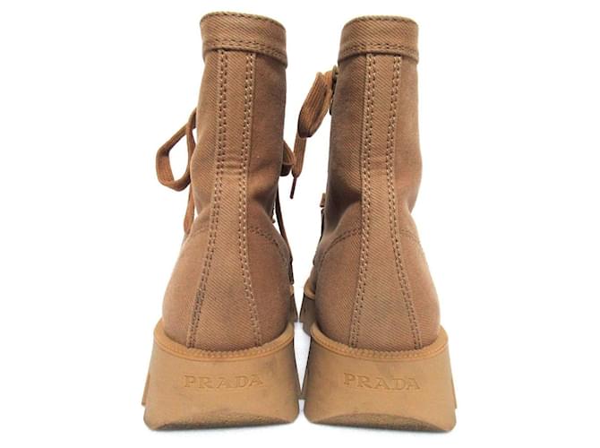 Prada Schnürstiefeletten Braun - Ansicht 3