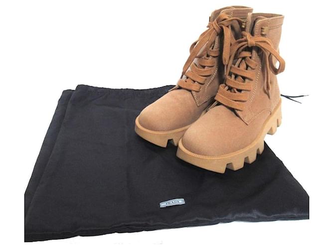 Prada Schnürstiefeletten Braun - Ansicht 7