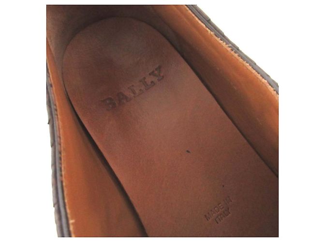 Chaussures Oxford en cuir python Bally - vue 4
