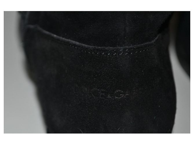 Botines de ante negros Dolce & Gabbana - vista 4