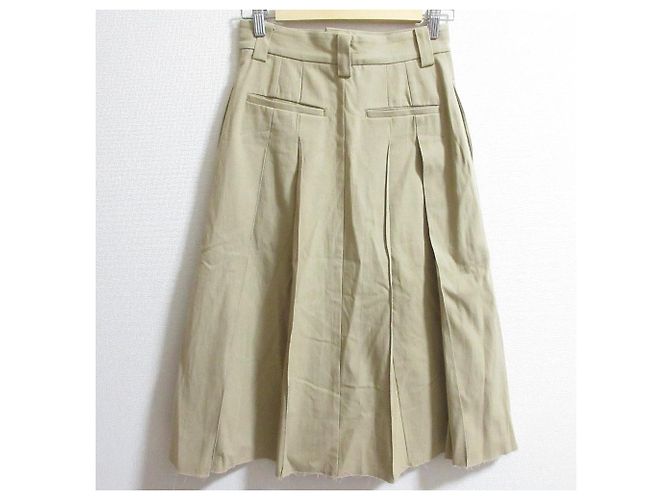 Autre Marque Falda Larga Plisada JANE SMITH Beige - vista 2