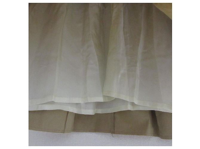 Autre Marque Falda Larga Plisada JANE SMITH Beige - vista 6