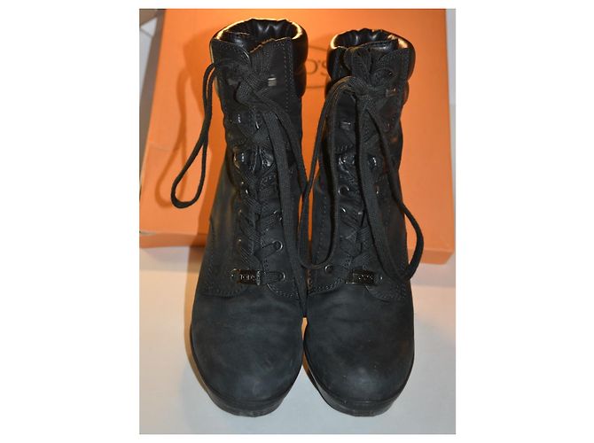 Botines de cuero Tod's negro - vista 2
