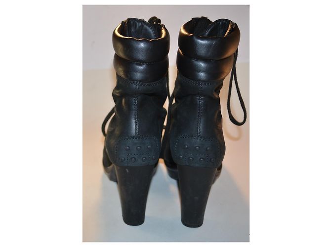 Botines de cuero Tod's negro - vista 3