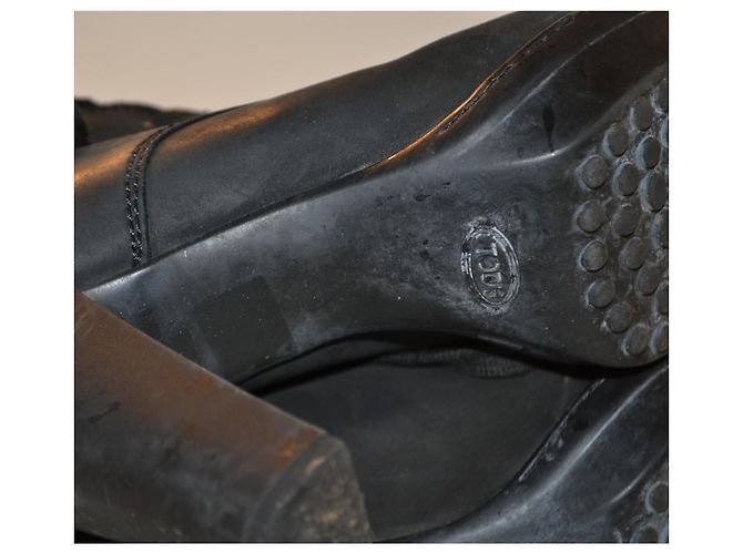 Botines de cuero Tod's negro - vista 5