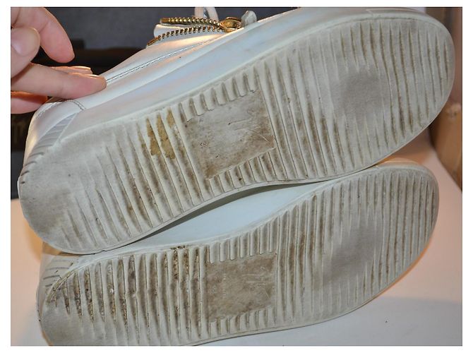 Sneakers Giuseppe Zanotti in pelle bianca Bianco - vista 4