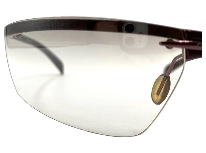 Occhiali da sole Chanel CC Logo Argento Trasparente Senza Montatura 6001 - vista 6