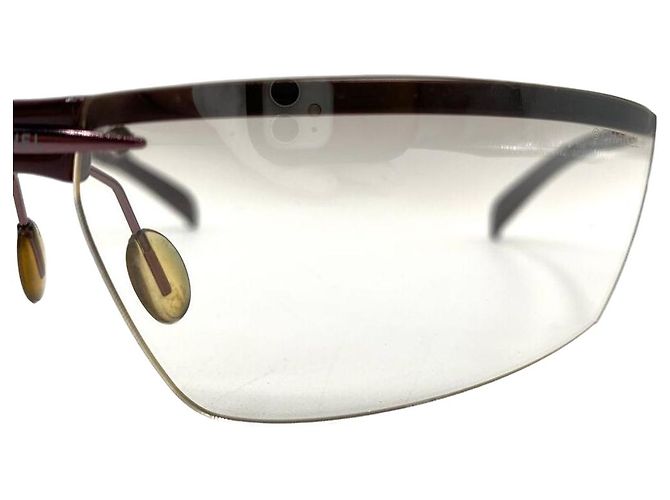 Occhiali da sole Chanel CC Logo Argento Trasparente Senza Montatura 6001 - vista 7