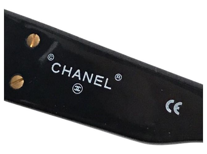 Gafas de sol negras con logo CC dorado Chanel 04152 Negro - vista 5