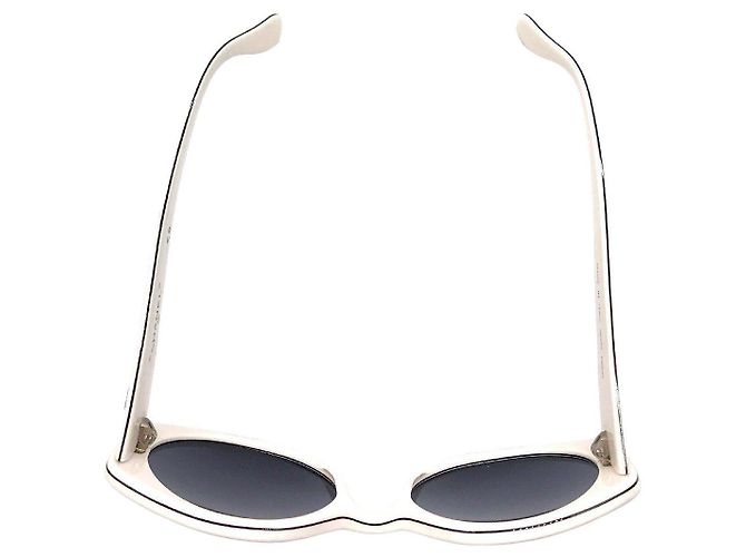 Gafas de sol Chanel en oro blanco logo 08850 C0200 Dorado - vista 7