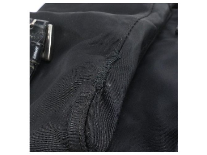 Zaino Prada Sport in nylon nero con logo - vista 7