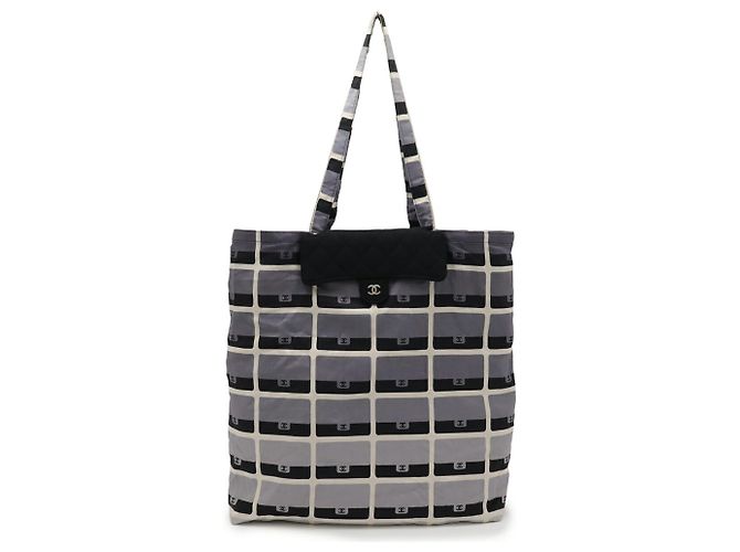 Borsa Eco Matelassé CHANEL Marrone Nero - vista 6