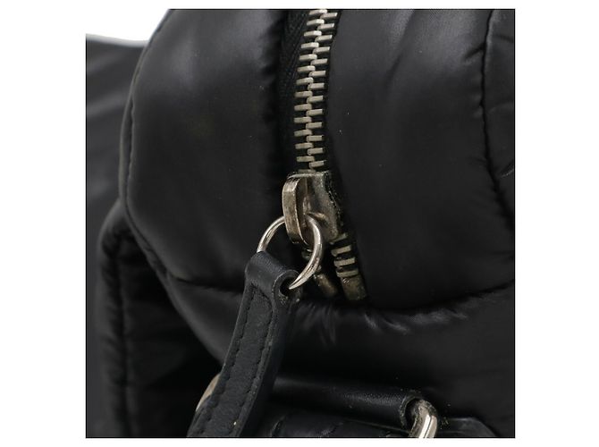 Borsa a Spalla Chanel Coco Cocoon Matelassé Piccola Nero - vista 7