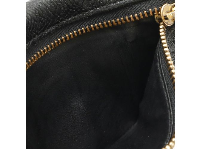 Monedero de cuero Monogram Empreinte Louis Vuitton Negro - vista 10