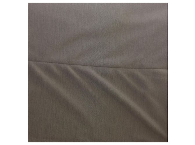 Vestido ajustado drapeado de lana y cuero taupe Joseph – Talla 36 - vista 7