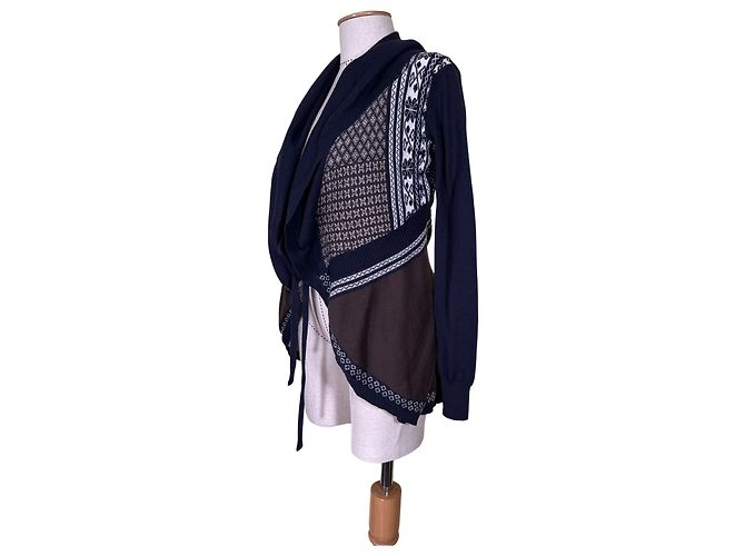 Autre Marque Isola Marras Cardigan Wolle Alpaka Mix Mehrfarben - Ansicht 3