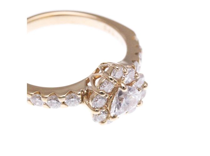 Autre Marque Ponte Vecchio Herz-Diamantring Golden - Ansicht 10