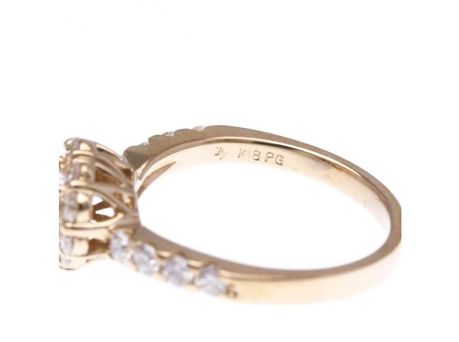 Autre Marque Ponte Vecchio Herz-Diamantring Golden - Ansicht 6