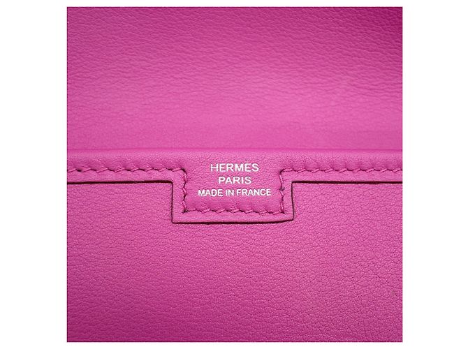 Borsa Clutch Jige Elan Magnolia Swift di Hermès - vista 11