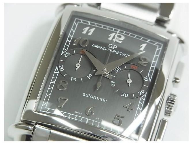 Girard-Perregaux GIRARD PERREGAUX vintage1945 Chronograph XXL quadrante grigio Uomo Argento - vista 2