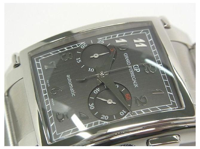 Girard-Perregaux GIRARD PERREGAUX vintage1945 Chronograph XXL quadrante grigio Uomo Argento - vista 3