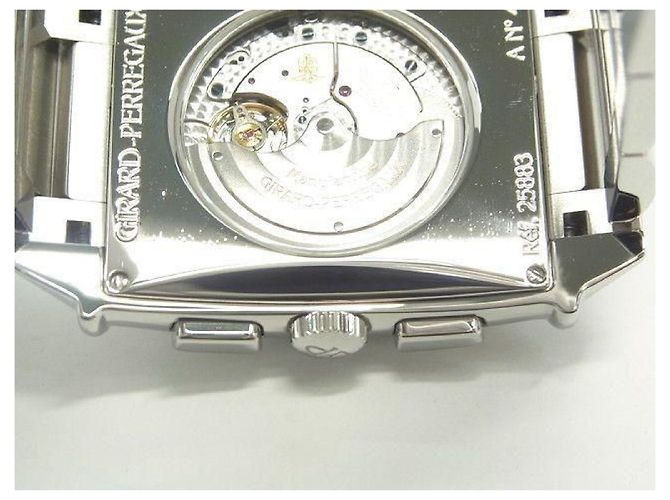 Girard-Perregaux GIRARD PERREGAUX vintage1945 Chronograph XXL quadrante grigio Uomo Argento - vista 7