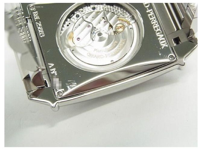 Girard-Perregaux GIRARD PERREGAUX vintage1945 Chronograph XXL quadrante grigio Uomo Argento - vista 8
