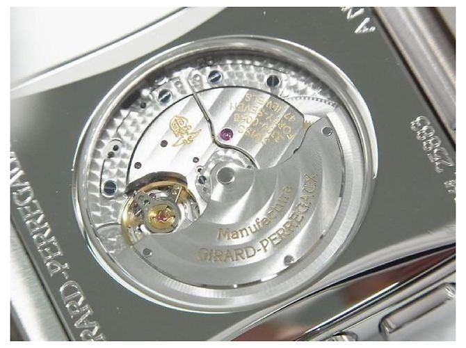 Girard-Perregaux GIRARD PERREGAUX vintage1945 Chronograph XXL quadrante grigio Uomo Argento - vista 9