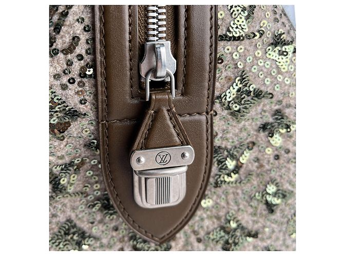 Louis Vuitton Speedy 30 Canvas Sequin Handtasche Braun - Ansicht 11