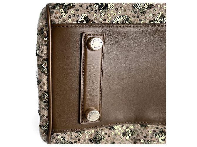 Louis Vuitton Speedy 30 Canvas Sequin Handtasche Braun - Ansicht 8