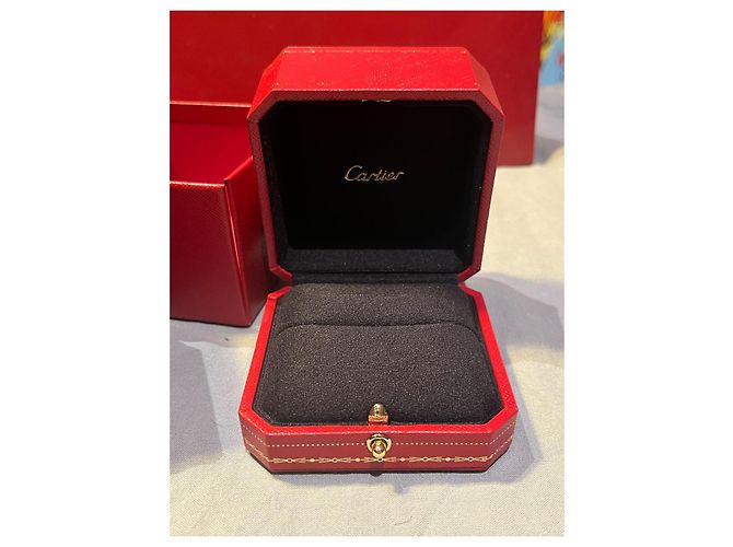 Geschenkbox mit Cartier-Box für Trinity-Ring Rot - Ansicht 2