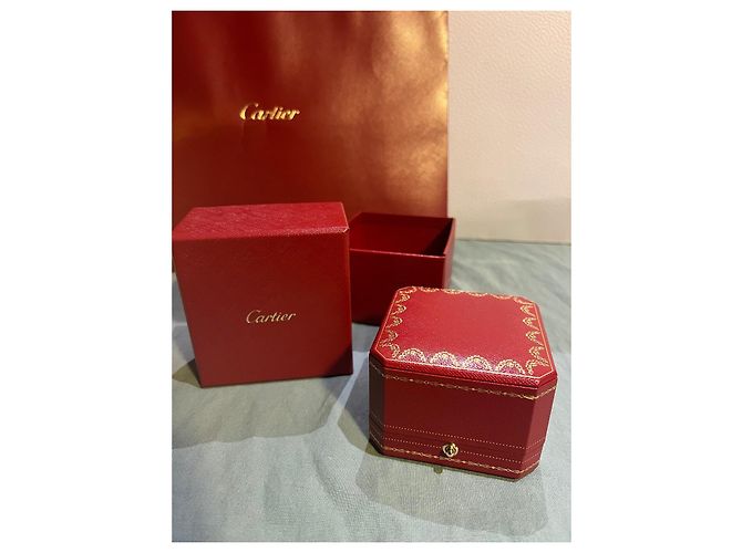 Luxusbox mit Cartier-Box für Love-Ring Rot - Ansicht 2