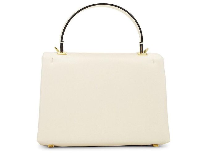 Borsa Tote Valentino Garavani Rockstud Mini in pelle crema - vista 2