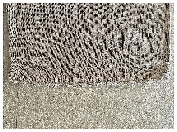 Beige Leinenstrickkleid By Malene Birger Größe 36-38 - Ansicht 7