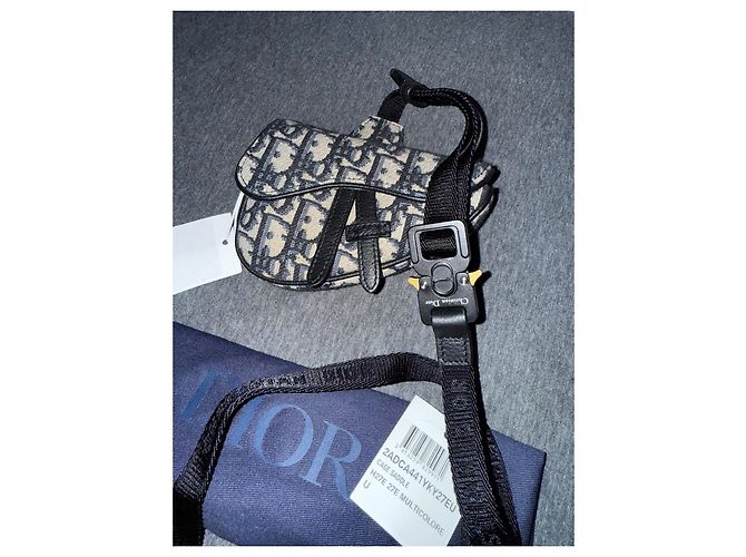 Dior Saddle Micro Bag Navy blue - view 10