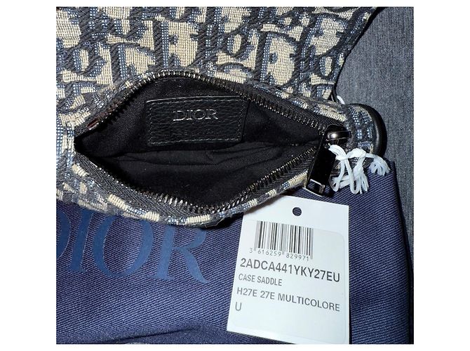 Dior Saddle Micro Bag Navy blue - view 11