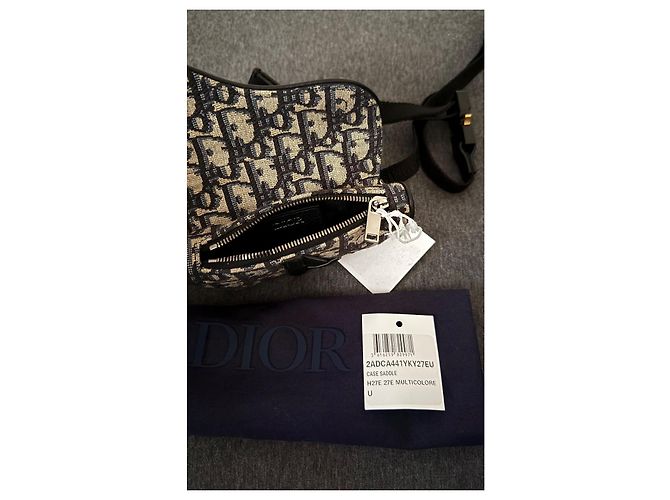 Dior Saddle Micro Bag Navy blue - view 4
