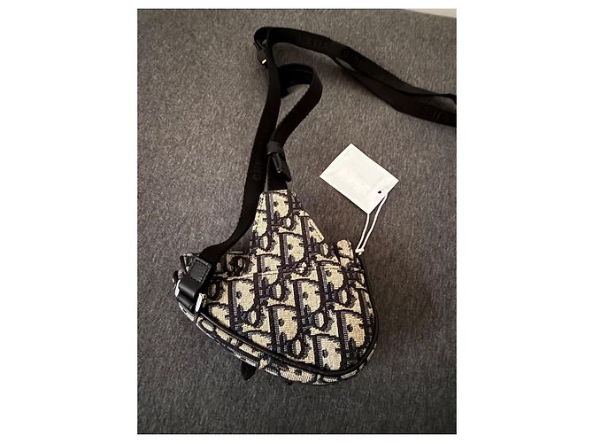Dior Saddle Micro Bag Navy blue - view 8