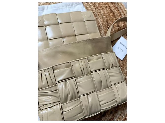 Borsa Cassette Bottega Veneta Beige - vista 12