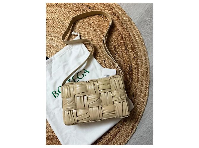 Borsa Cassette Bottega Veneta Beige - vista 13