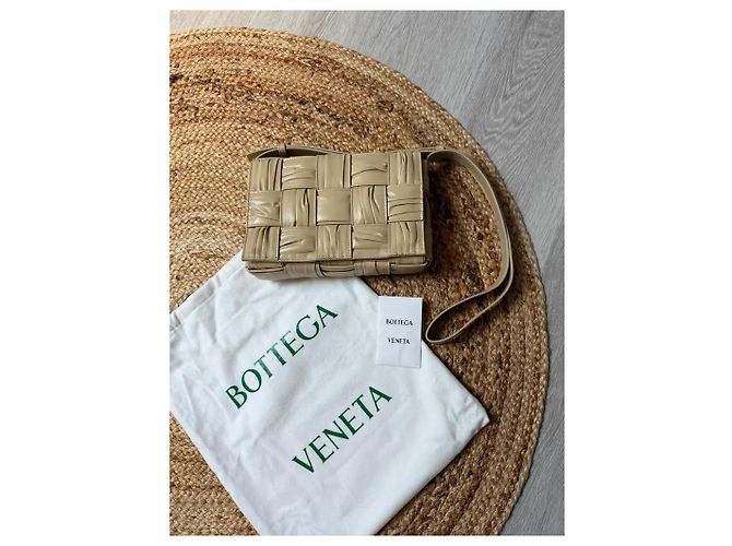Borsa Cassette Bottega Veneta Beige - vista 2