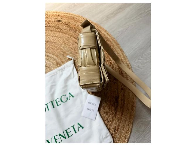 Borsa Cassette Bottega Veneta Beige - vista 3