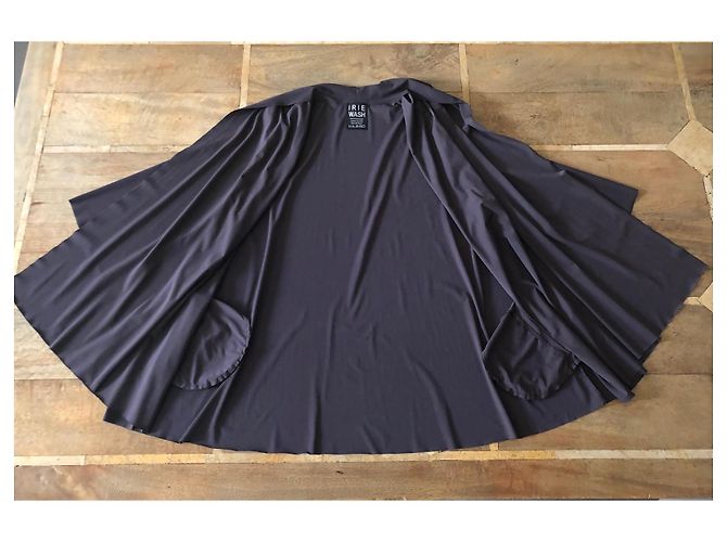 dunkelbraune, verbrannte Erdkimono-Jacke Irié Größe S/M - Ansicht 8