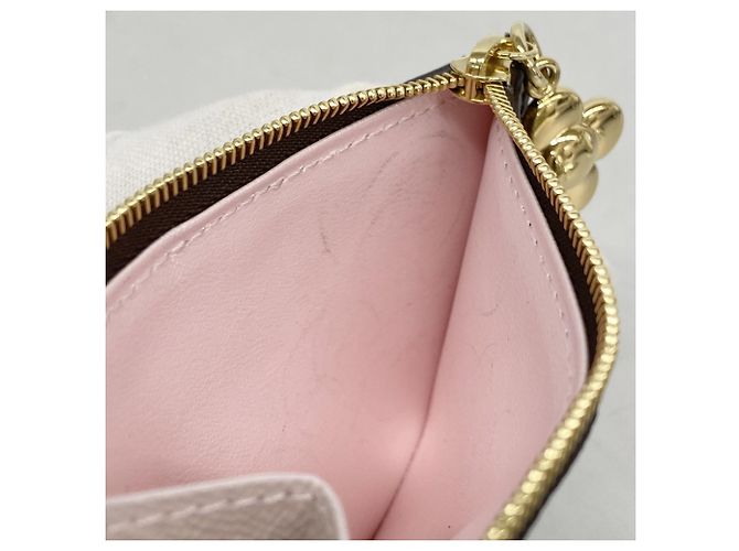 Louis Vuitton Monogram Vivienne Lisa Geldbörse Braun - Ansicht 5