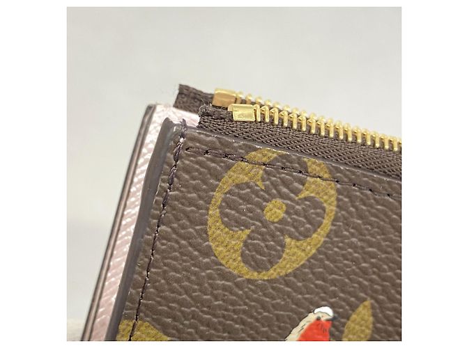 Louis Vuitton Monogram Vivienne Lisa Geldbörse Braun - Ansicht 8