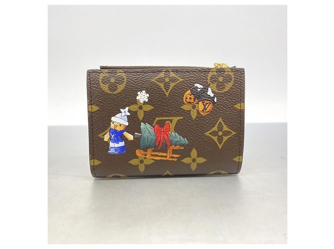Louis Vuitton Monogram Vivienne Lisa Geldbörse Braun - Ansicht 9
