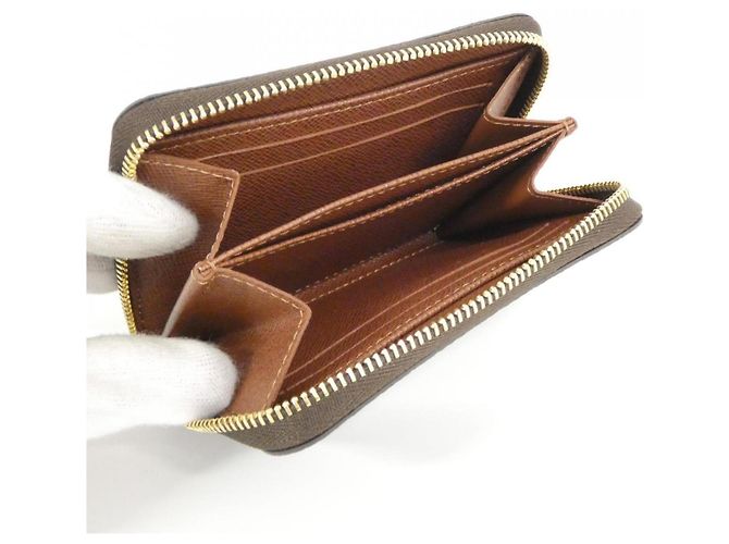 Monedero Zippy Monogram Louis Vuitton Castaño - vista 3