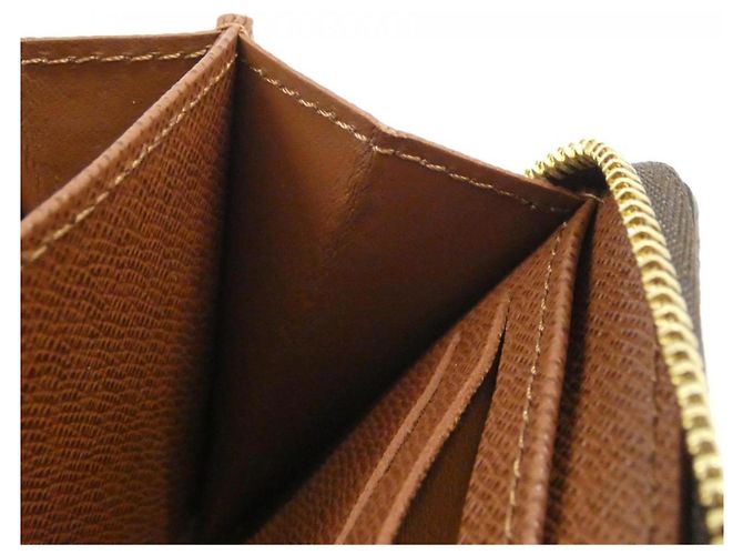 Monedero Zippy Monogram Louis Vuitton Castaño - vista 4