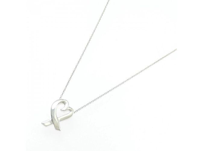 Tiffany & Co Collana Piccolo Cuore Amore Tiffany Argento - vista 2