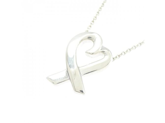 Tiffany & Co Collana Piccolo Cuore Amore Tiffany Argento - vista 3